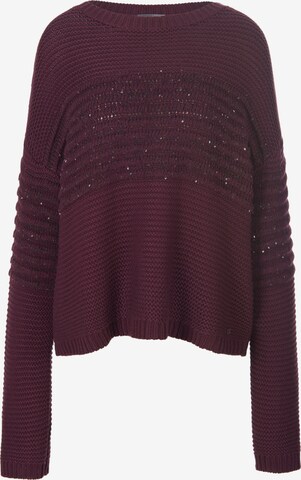 Pull-over Basler en rouge : devant