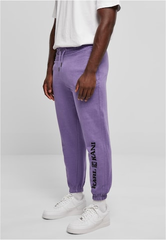 Karl Kani Tapered Pants in Purple