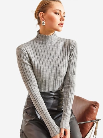 Bianco Lucci Sweater in Grey