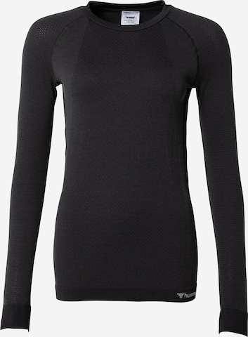 Hummel Funkční tričko – černá: přední strana