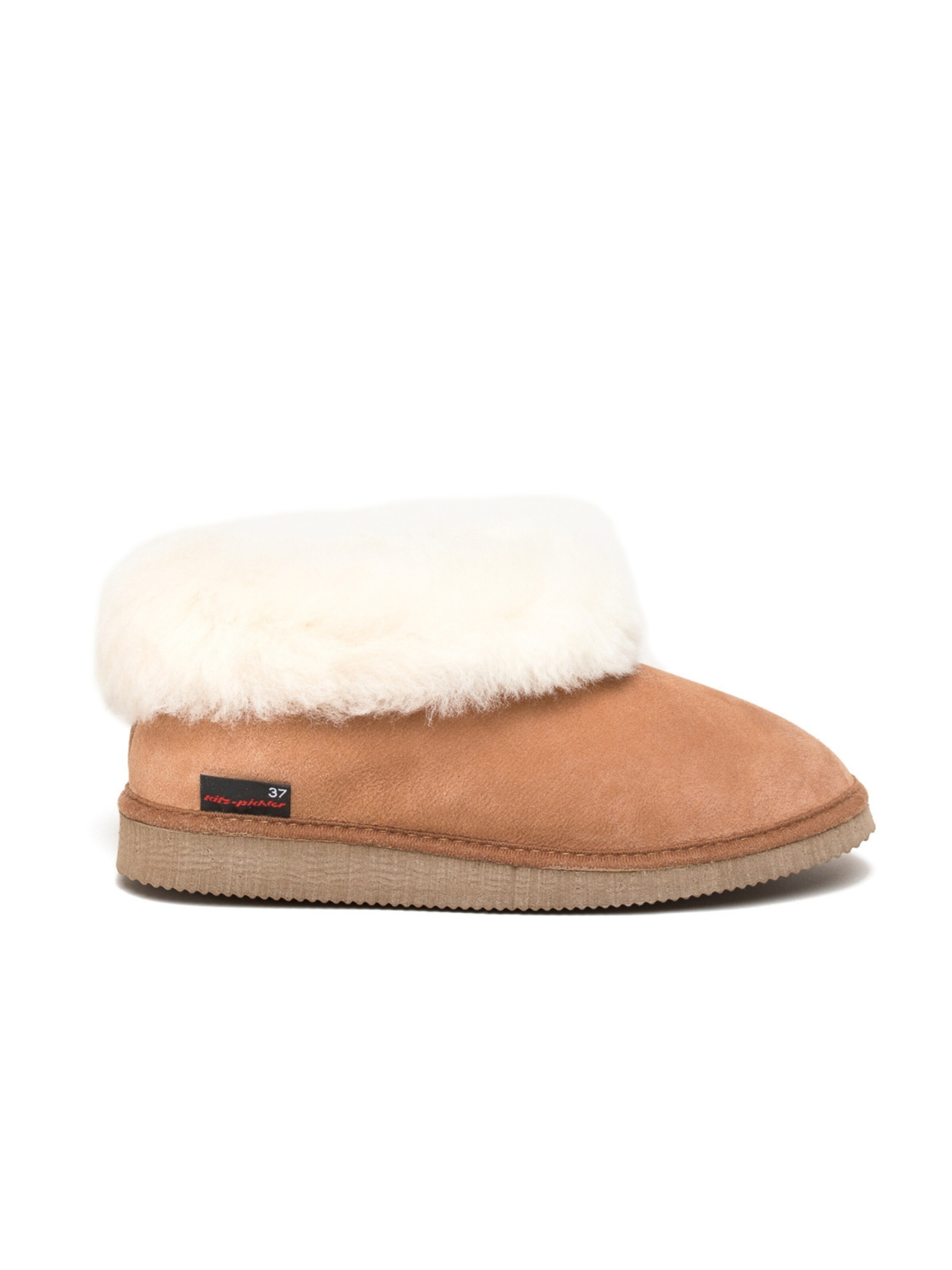 kitz-pichler Hausschuh 'Lammfellhausschuhe Gisi'‌ in Braun