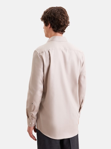 SEIDENSTICKER Regular Fit Hemd in Beige