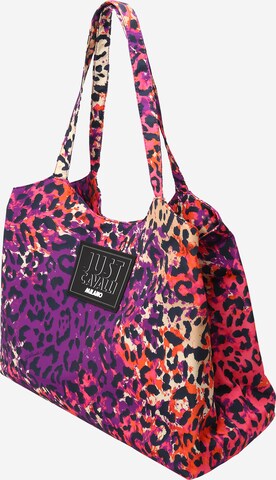Just Cavalli Nakupovalna torba | vijolična barva