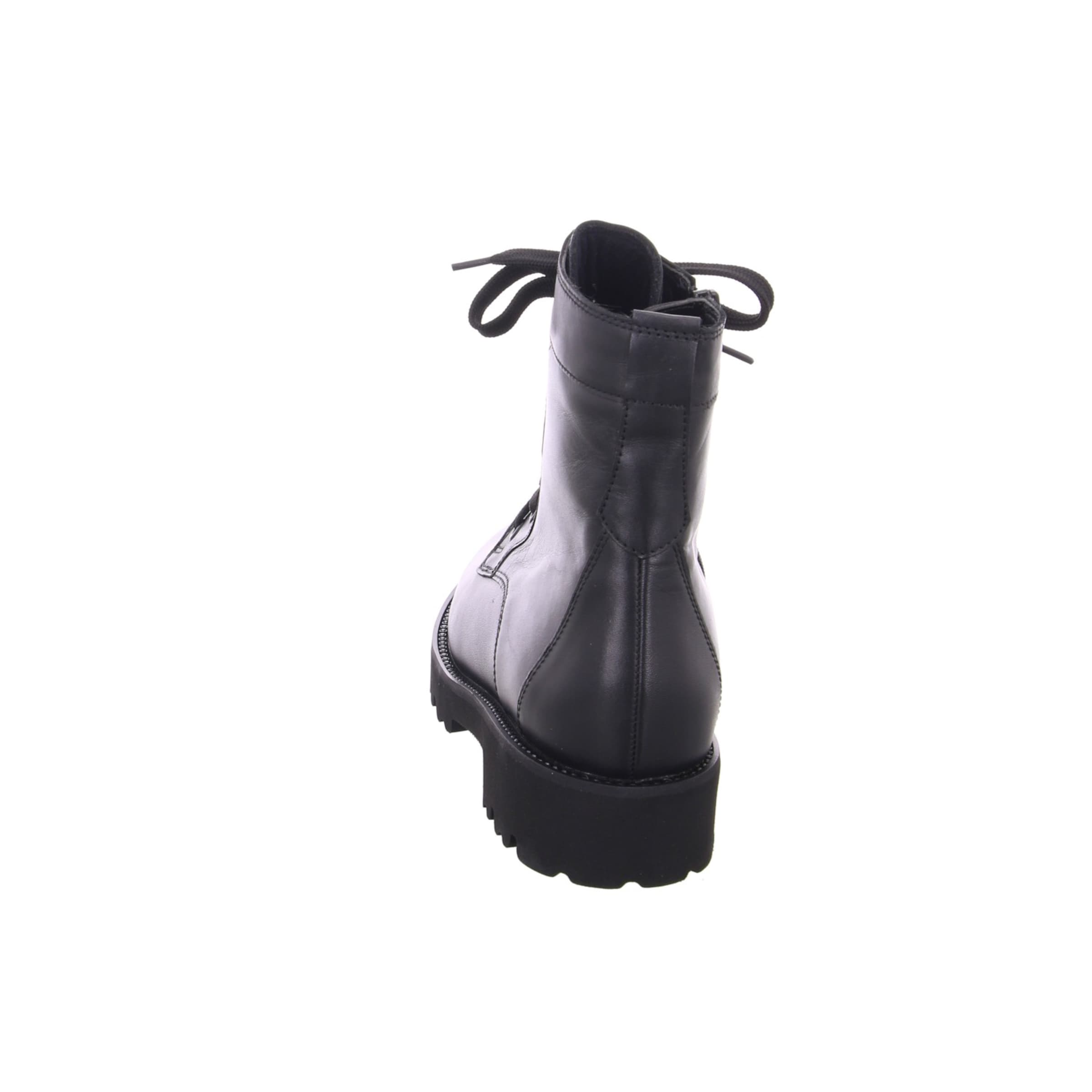 GABOR Lace-up bootie in Black