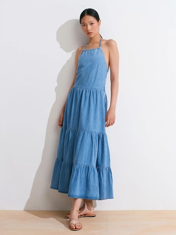 Dilvin - Vestido em azul