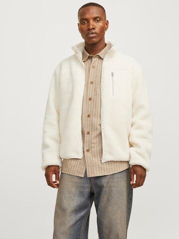 JACK & JONES Övergångsjacka 'JJEBradley' i vit: framsida