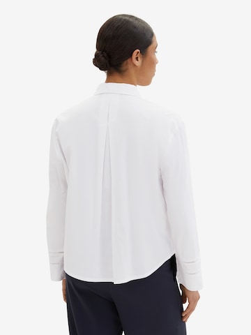 TOM TAILOR - Blusa em branco