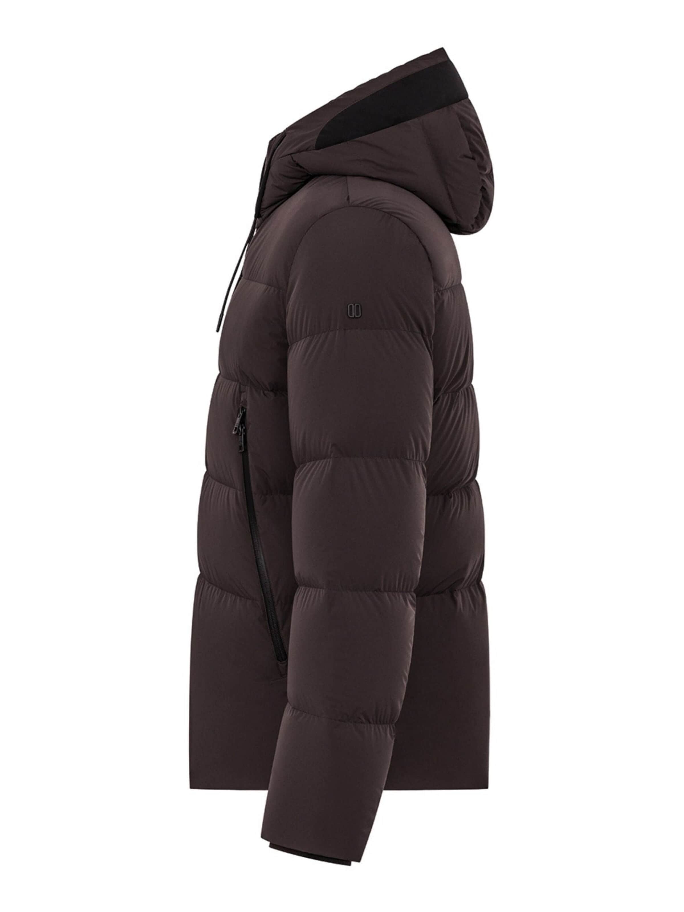 DUNO Winterjacke 'Packable short hooded down jacket'‌‌‌‌‌‌‌‌‌ in Braun