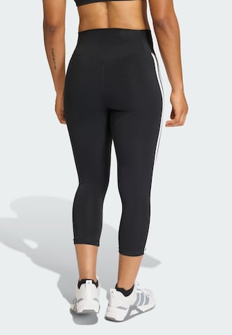 ADIDAS PERFORMANCE Skinny Sportbroek 'Optime Essentials' in Zwart