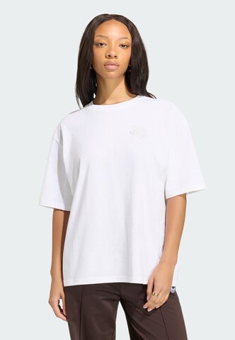 ADIDAS ORIGINALS Футболка оверсайз в Белый