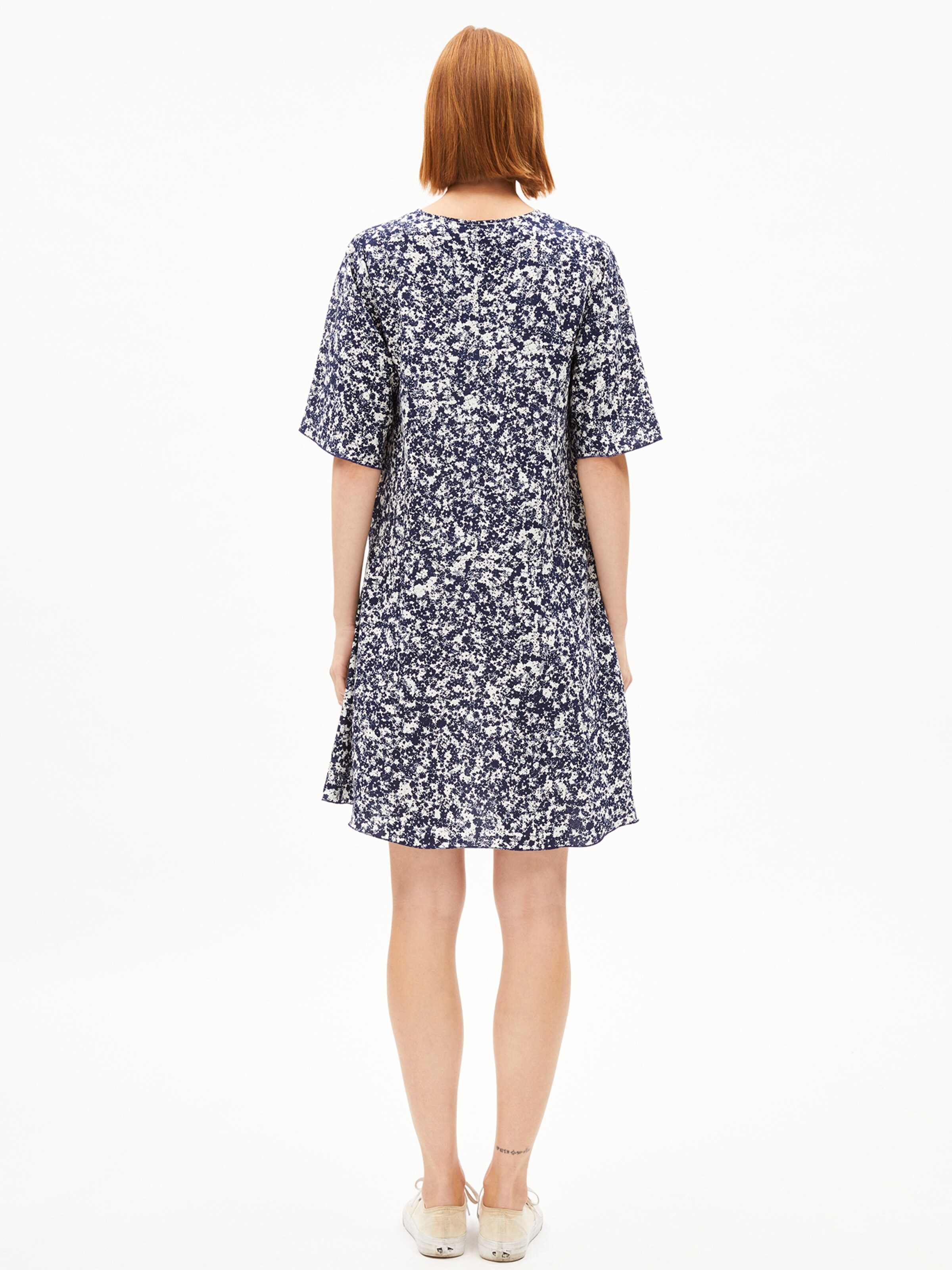 ARMEDANGELS Dress 'MAAERHA MOSAIC LINO' in Blue: front