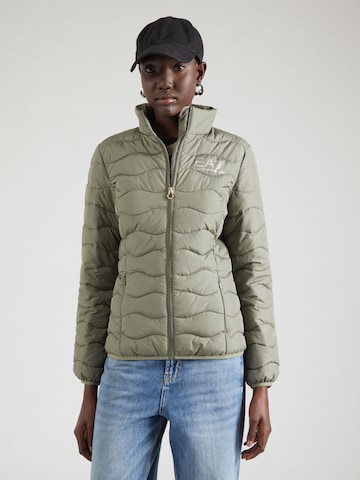 Veste mi-saison EA7 Emporio Armani en vert : devant