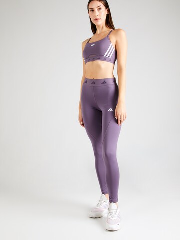 ADIDAS PERFORMANCE Skinny Sportovní kalhoty 'Hyglm' – fialová
