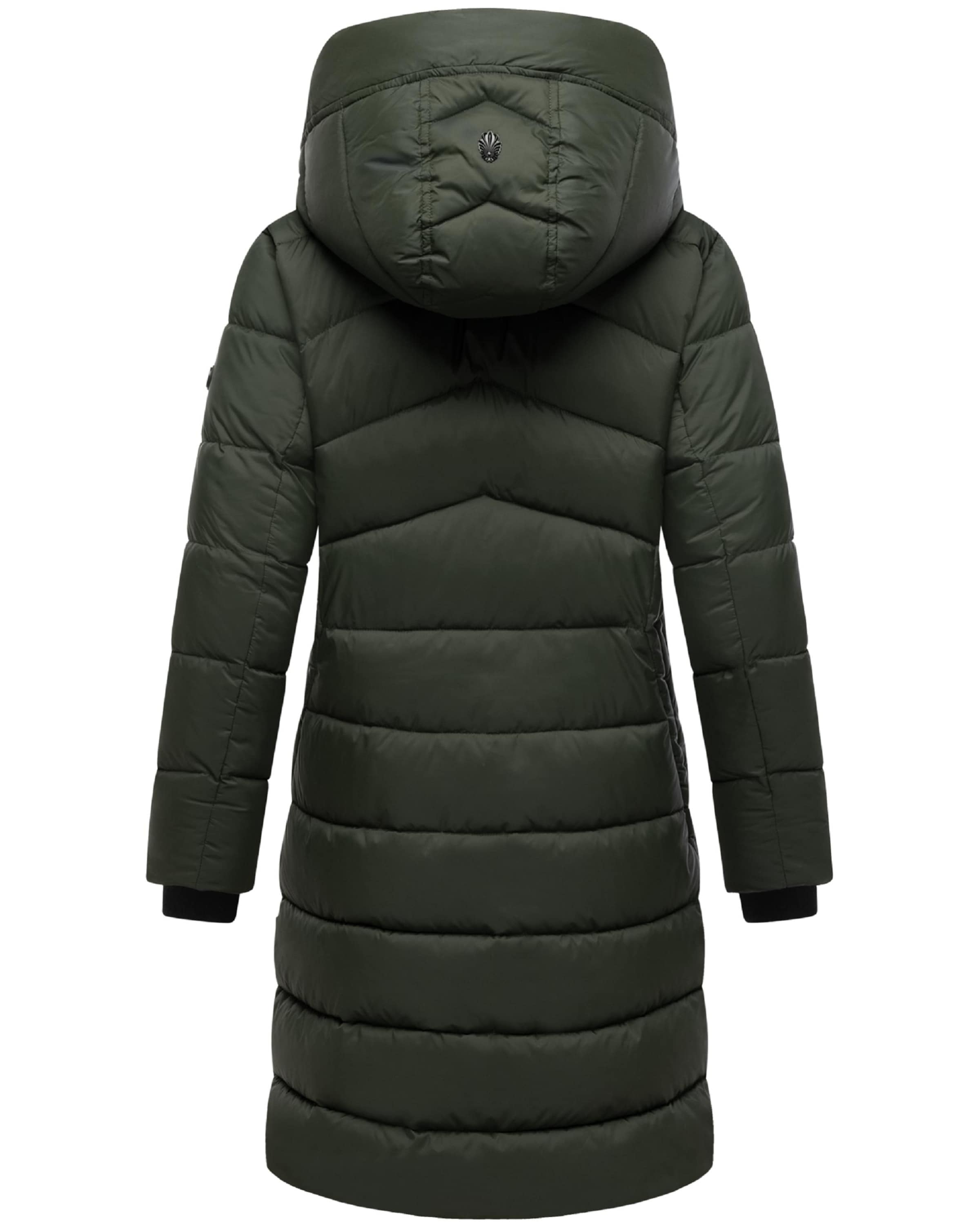 MARIKOO Зимнее пальто 'Kaltnäschen 16' в Зеленый