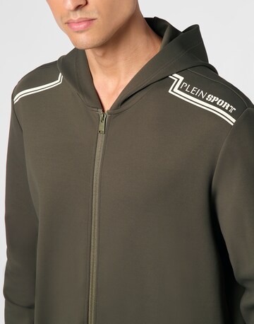 Plein Sport - Sudadera con cremallera en verde
