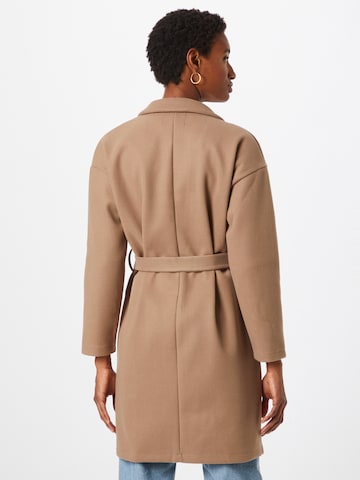 PIECES Between-Seasons Coat 'Jolene' in Brown