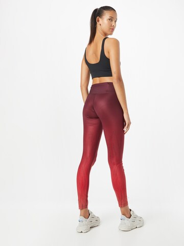 ODLO Skinny Workout Pants 'Zeroweight' in Red