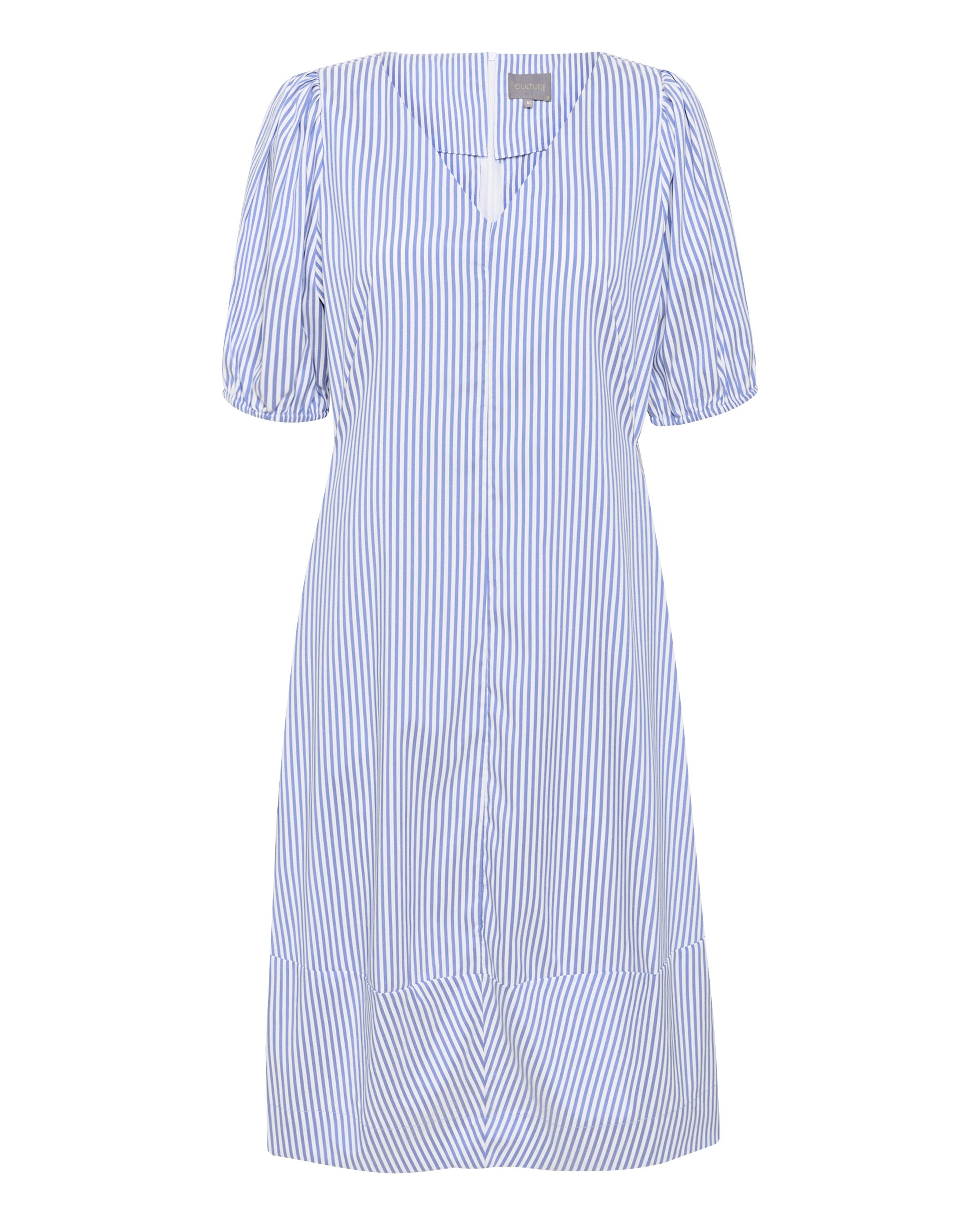 CULTURE Blousejurk 'Abigail' in Blauw: voorkant