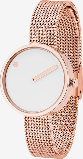 Picto Uhr in rosegold, Produktansicht