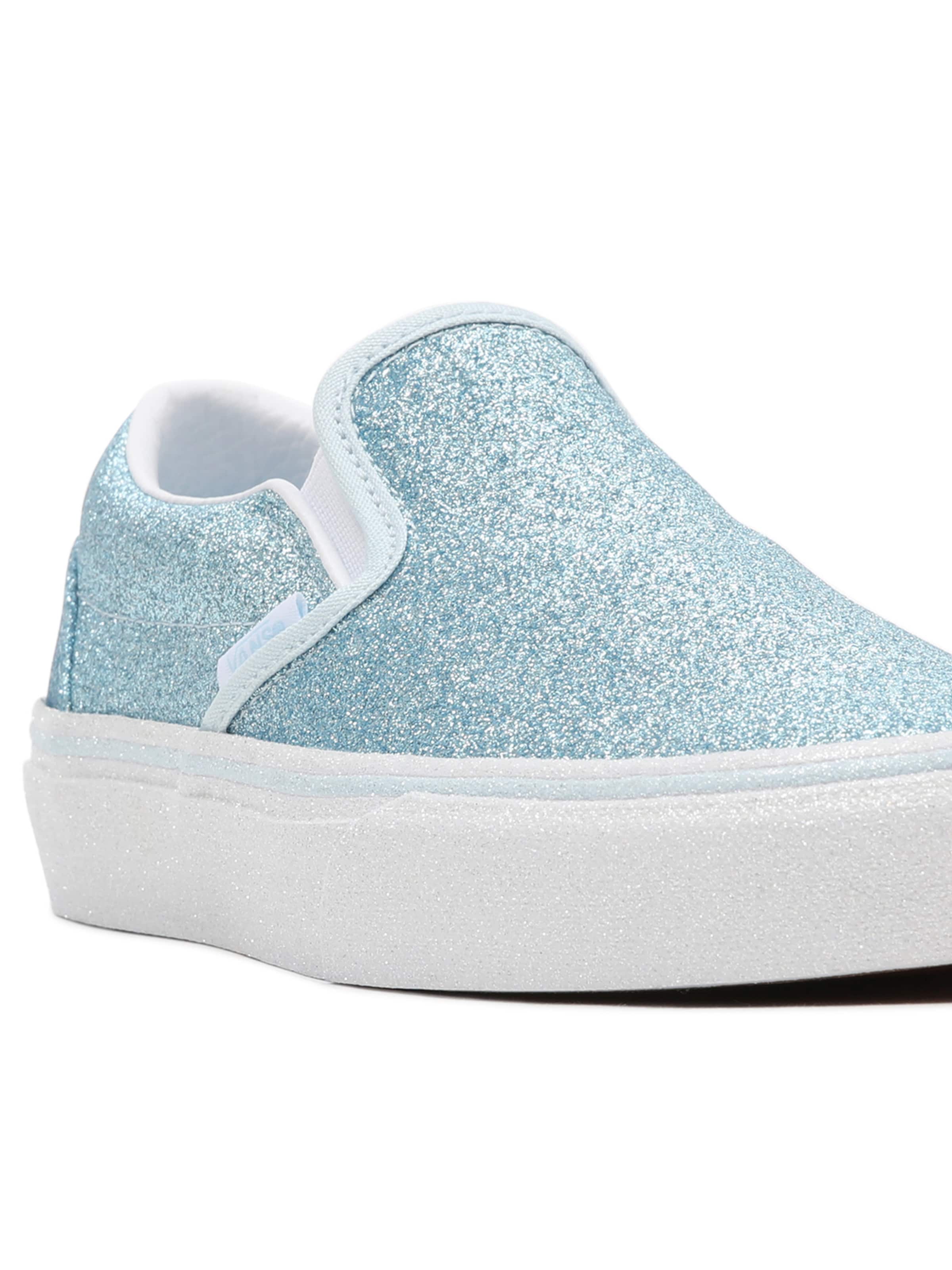 Vans slip on bleu clair top