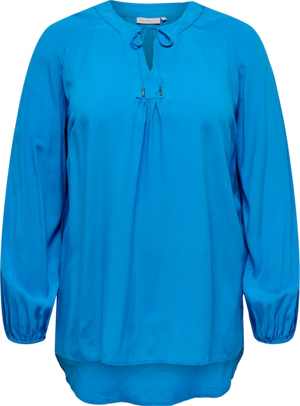 ONLY Carmakoma Bluse in Blau