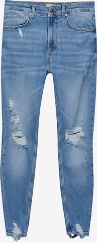 Pull&Bear Jeans in Blauw: voorkant