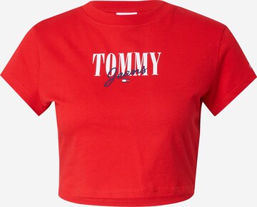 Tommy Jeans Koszulka w kolorze czerwony: przód