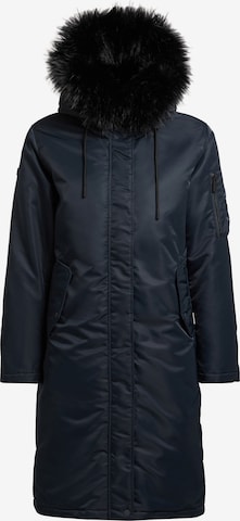 khujo Зимнее пальто 'Jilla' в Синий: спереди