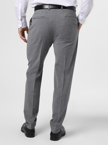 STRELLSON Slim fit Pleated Pants in Grey