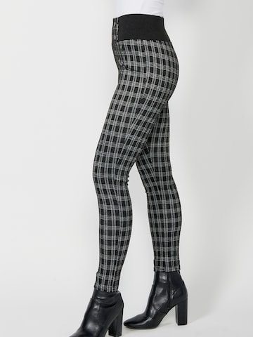 KOROSHI - Skinny Calças em preto