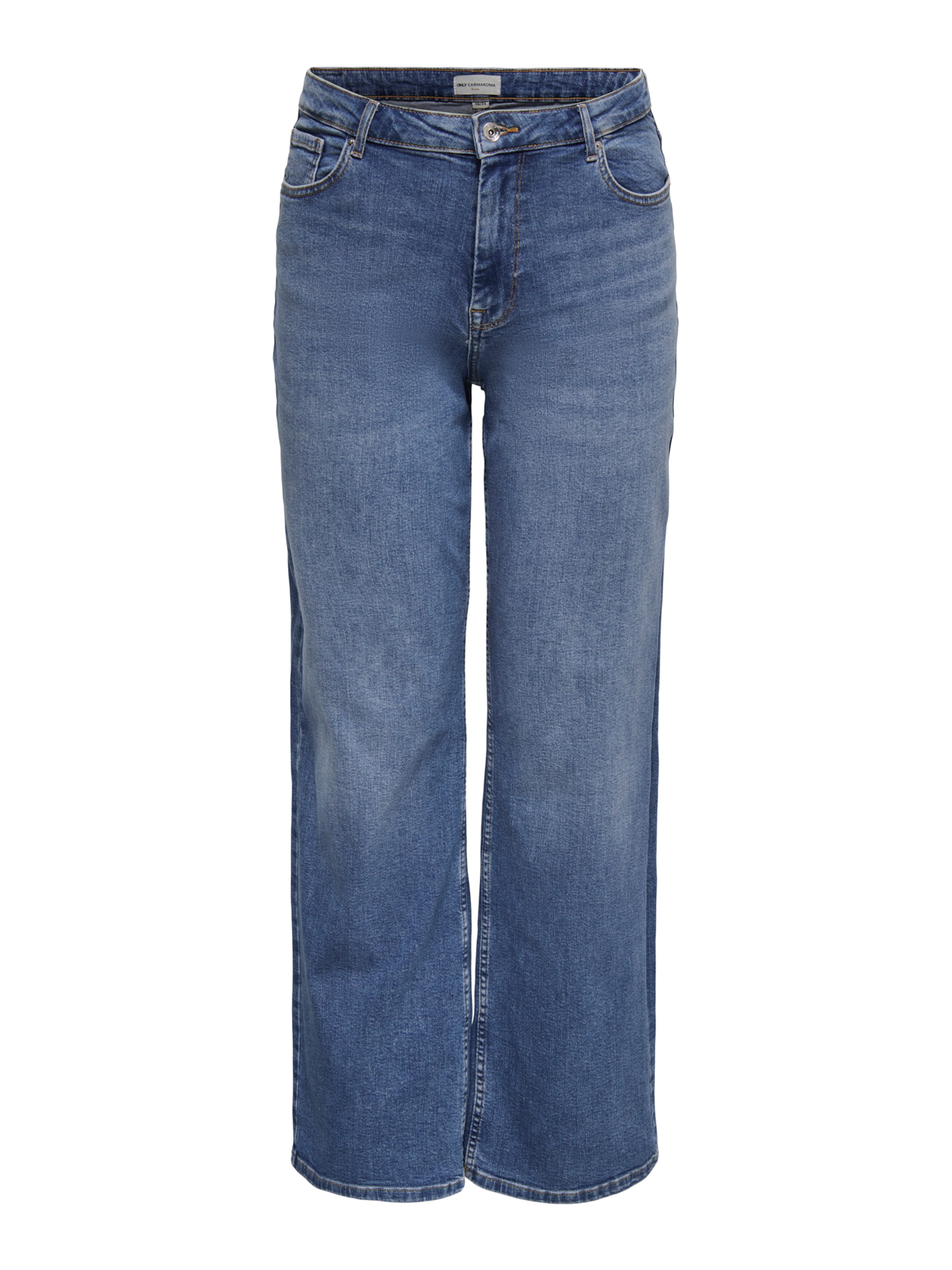 ONLY Carmakoma Wide leg Τζιν σε μπλε: μπροστά