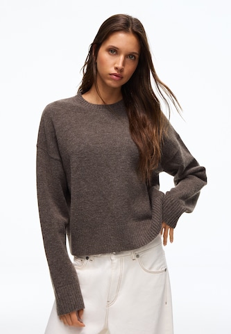 Bershka Pullover in Braun: Vorderseite