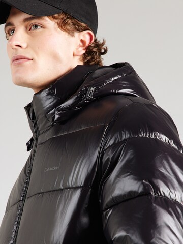 Geacă de iarnă de la Calvin Klein pe negru