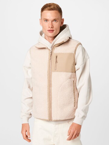 Abercrombie & Fitch Väst i beige: framsida