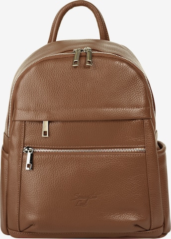 Sac à dos Samantha Look en marron : devant