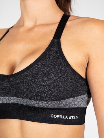 Bustier Soutien-gorge de sport 'Selah' Gorilla Wear en noir