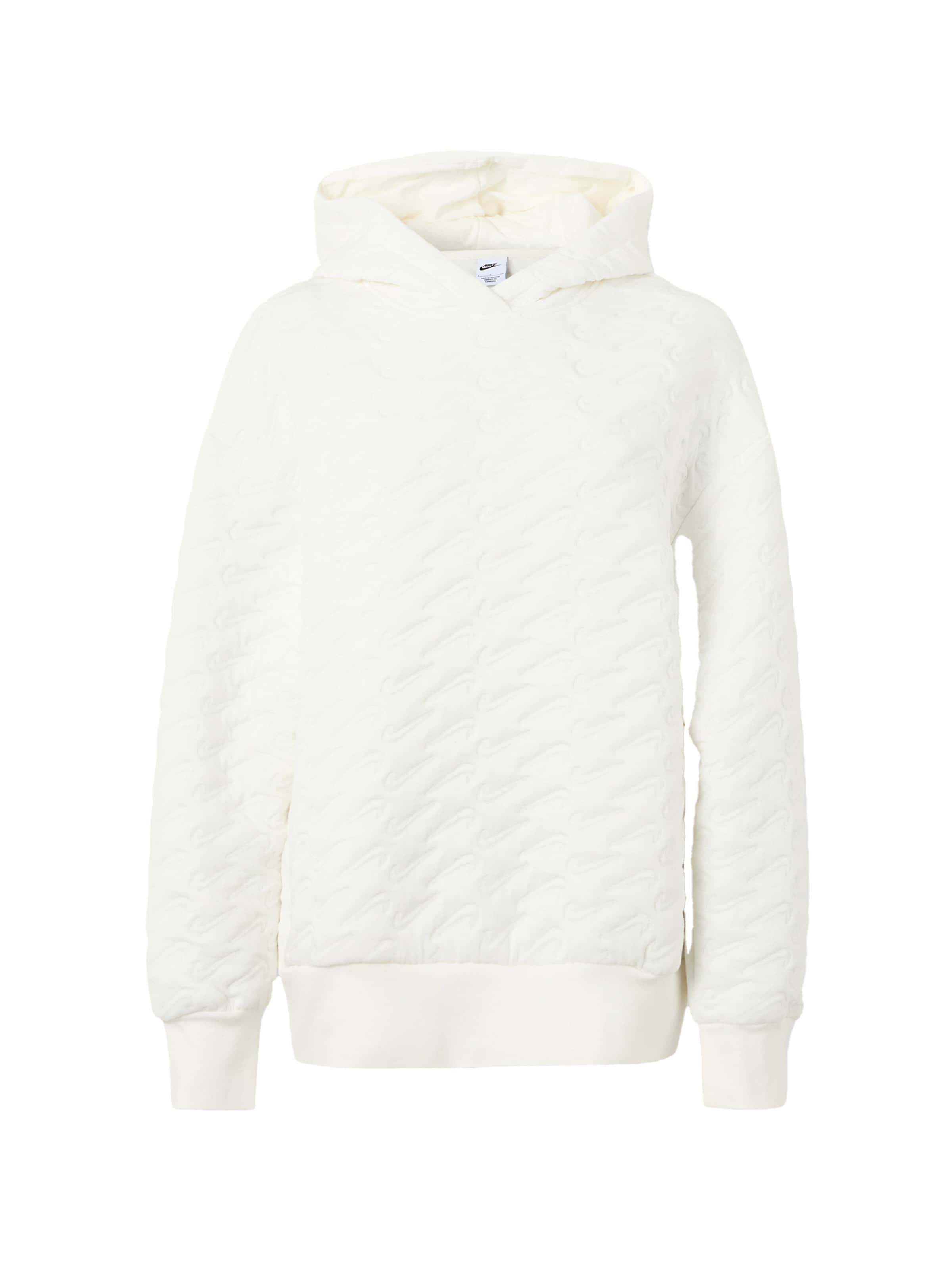 Nike Sportswear Μπλούζα φούτερ 'PHNX FLC' σε λευκό: μπροστά