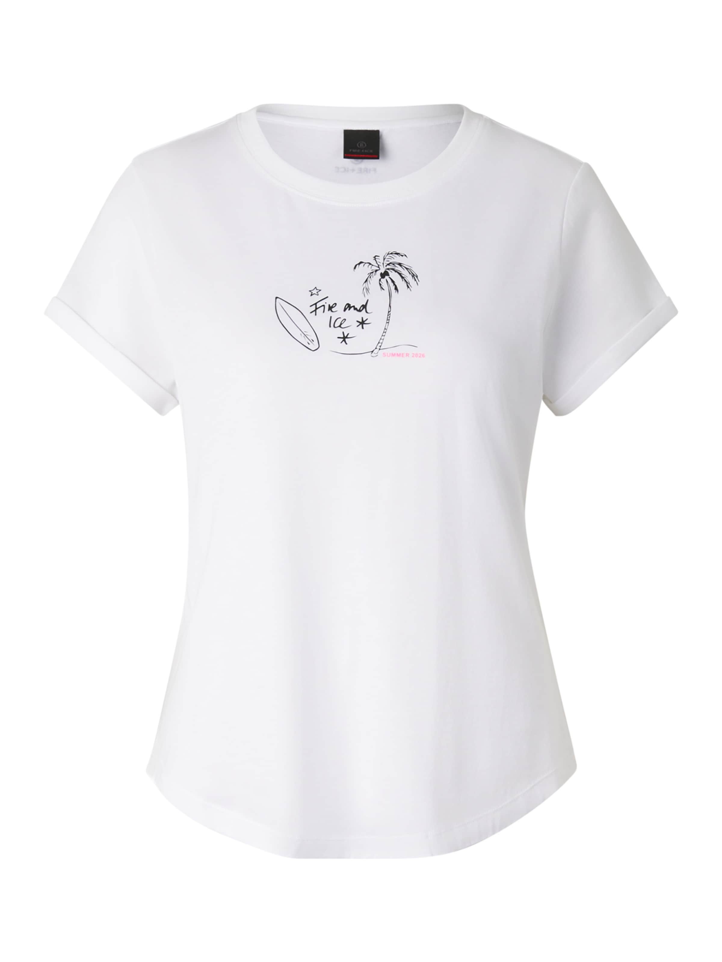 Bogner Fire + Ice T-Shirt 'Debra' in Weiß: Vorderseite