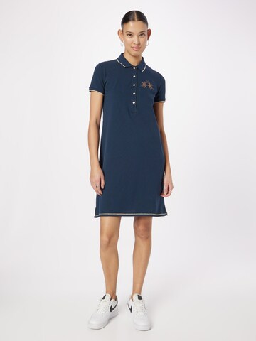 La Martina Dress in Blue: front