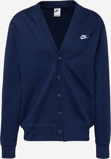 Nike Sportswear Gebreid vest 'CLUB FAIRWAY' in de kleur Navy / Wit, Productweergave