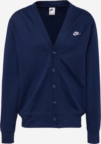 Nike Sportswear - Casaco de malha 'CLUB FAIRWAY' em azul: frente