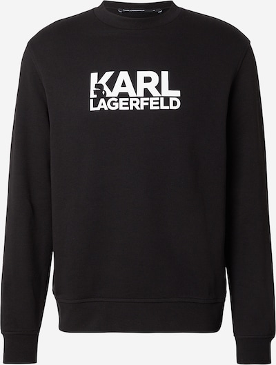 Karl Lagerfeld Sweater majica u crna / bijela, Pregled proizvoda
