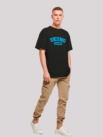 F4NT4STIC Shirt 'Skiing Season' in Schwarz
