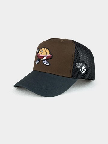 Bavarian Caps Pet 'Cap "Mr. Leberkas" - braun (Curved)' in Bruin