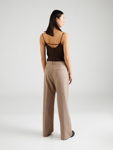 ESPRIT - Pierna ancha Pantalón en marrón