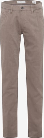 BRAX Slimfit Broek 'Cadiz' in Beige: voorkant