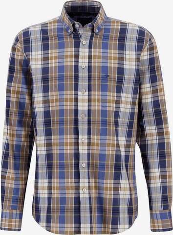 FYNCH-HATTON Regular fit Button Up Shirt in Blue: front