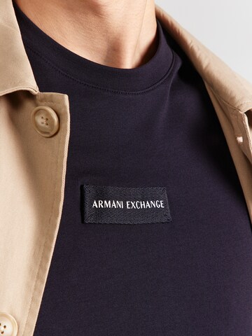 ARMANI EXCHANGE - Camisa em azul