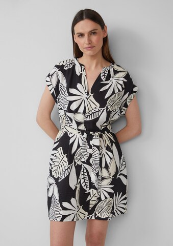 s.Oliver Kleid in Schwarz: Vorderseite