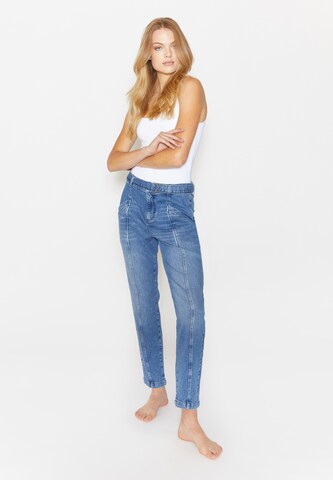 Angels Slimfit Jeans 'Clare' in Blauw